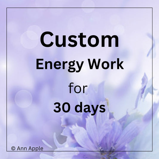 Custom Daily Distance Energy Work for 30 Days (30-day Distance Session) by Ann Apple