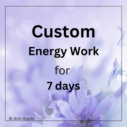 Custom Daily Distance Energy Work for 7 Days (Distance Session) by Ann Apple
